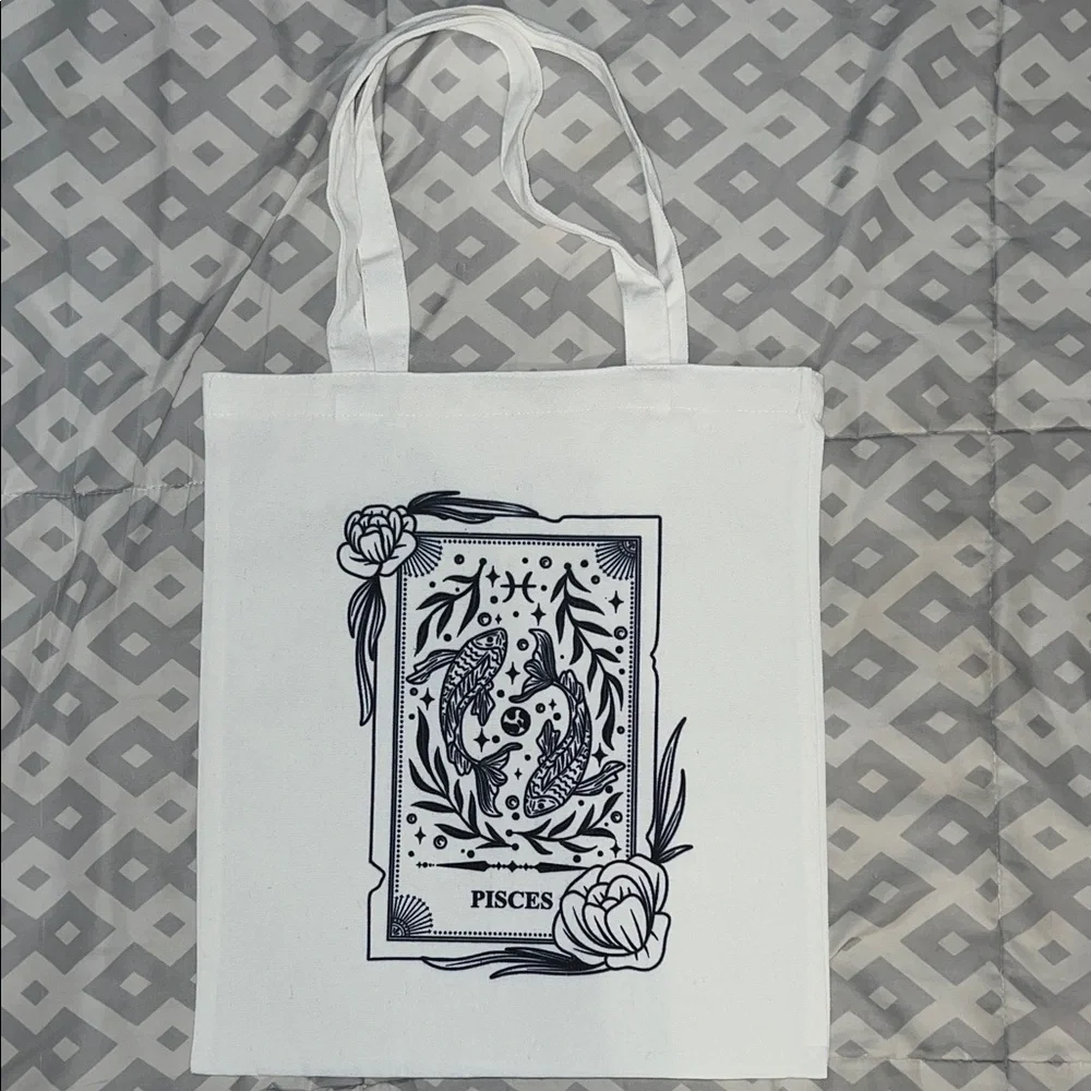 Zodiac Canvas Tote Bag